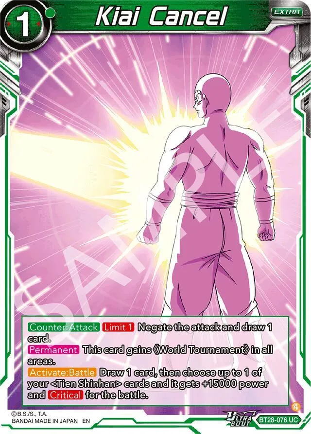 Kiai Cancel — Prismatic Clash — Dragon Ball Super: Masters