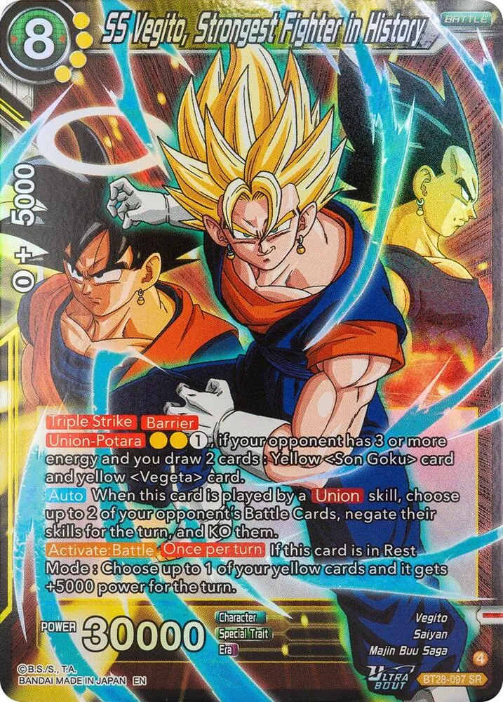 SS Vegito, Strongest Fighter in History — Prismatic Clash — Dragon Ball Super: Masters