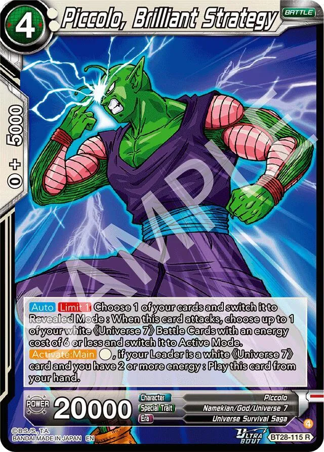 Piccolo, Brilliant Strategy — Prismatic Clash — Dragon Ball Super: Masters