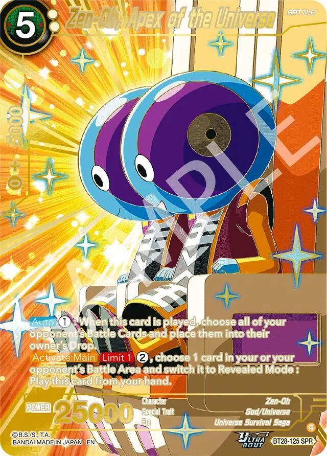 Zen-Oh, Apex of the Universe (SPR) — Prismatic Clash — Dragon Ball Super: Masters