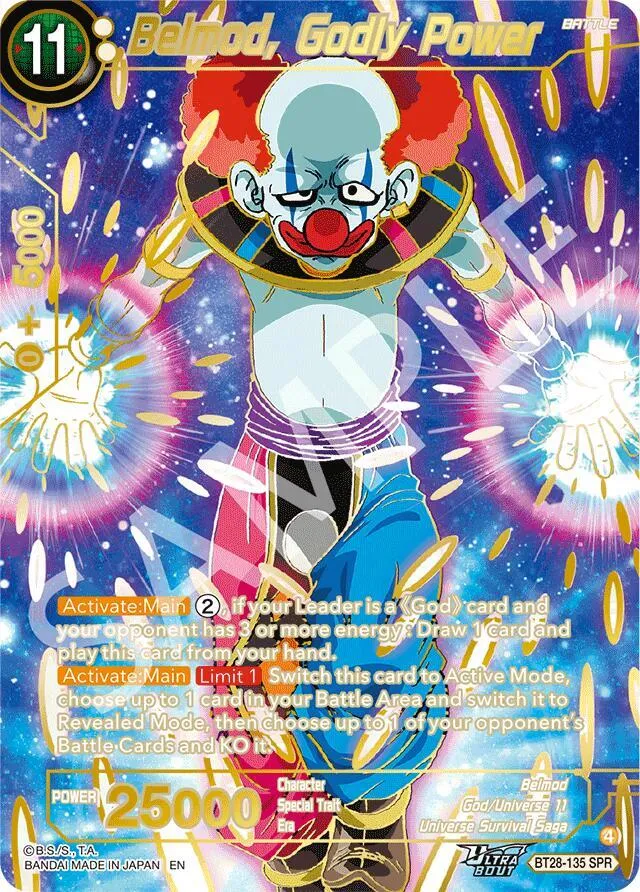 Belmod, Godly Power (SPR) — Prismatic Clash — Dragon Ball Super: Masters