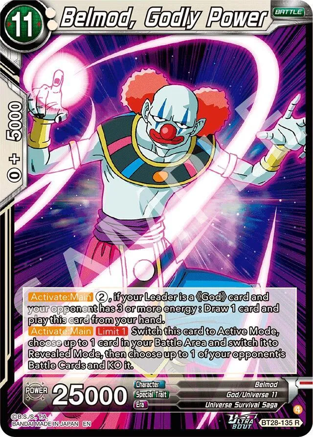 Belmod, Godly Power — Prismatic Clash — Dragon Ball Super: Masters