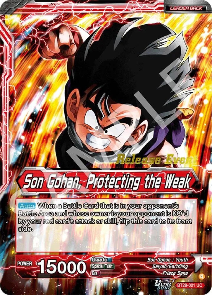 Son Gohan // Son Gohan, Protecting the Weak — Prismatic Clash Release Event — Dragon Ball Super: Masters