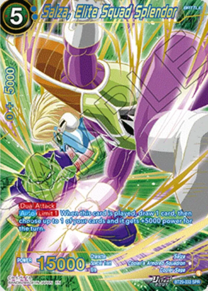 Salza, Elite Squad Splendor (SPR) — Fearsome Rivals — Dragon Ball Super: Masters