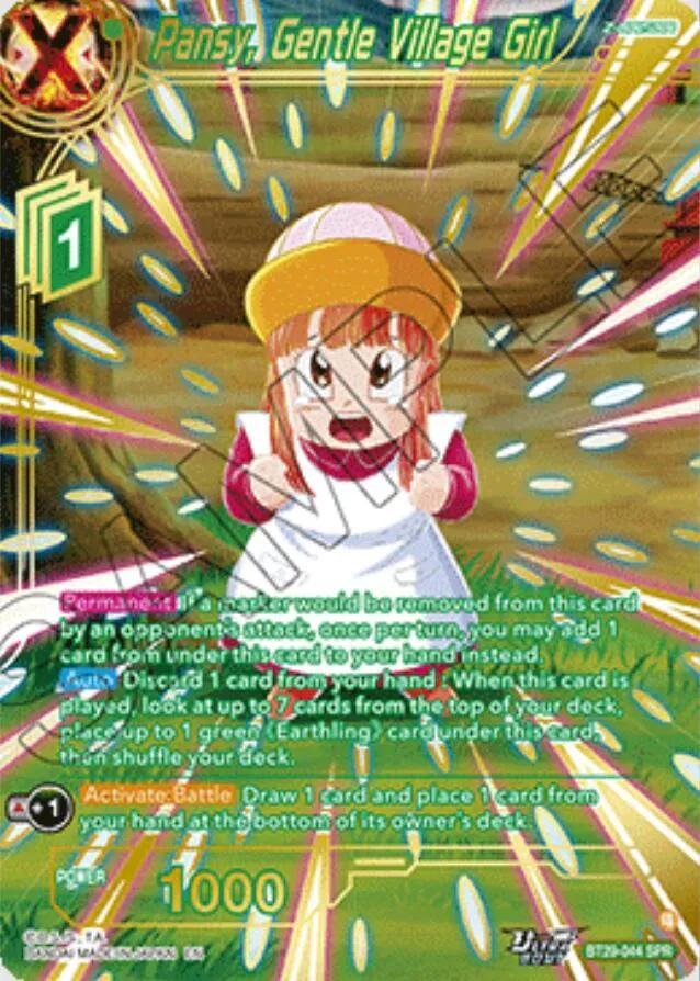 Pansy, Gentle Village Girl (SPR) — Fearsome Rivals — Dragon Ball Super: Masters