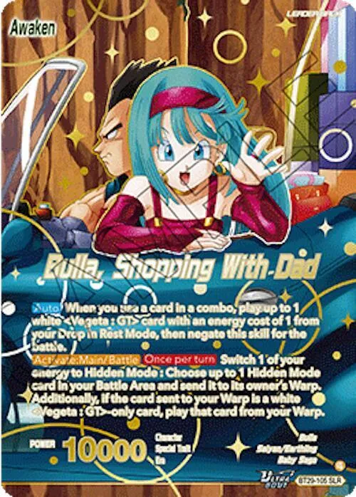 Bulla // Bulla, Shopping With Dad (SLR) — Fearsome Rivals — Dragon Ball Super: Masters