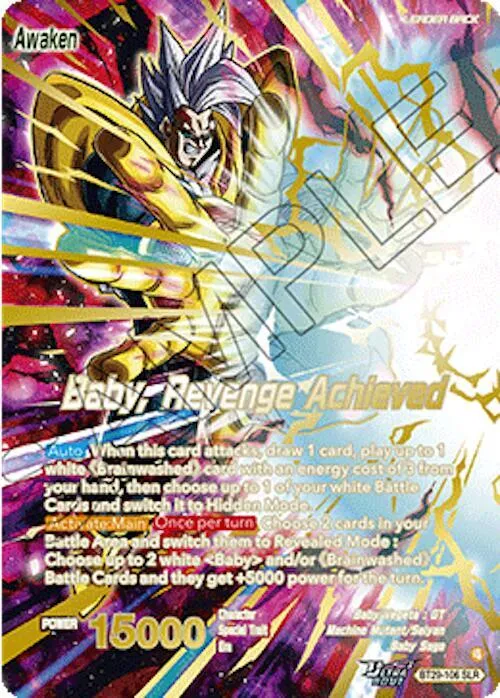 Baby // Baby, Revenge Achieved (SLR) — Fearsome Rivals — Dragon Ball Super: Masters
