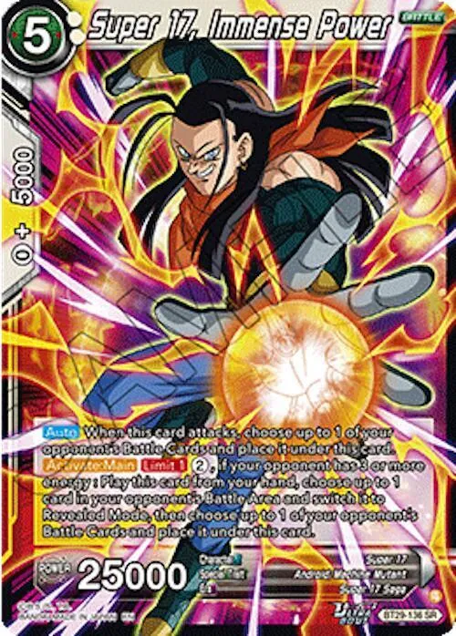 Super 17, Immense Power — Fearsome Rivals — Dragon Ball Super: Masters