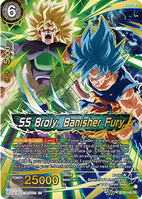 SS Broly, Banisher Fury — Fearsome Rivals — Dragon Ball Super: Masters