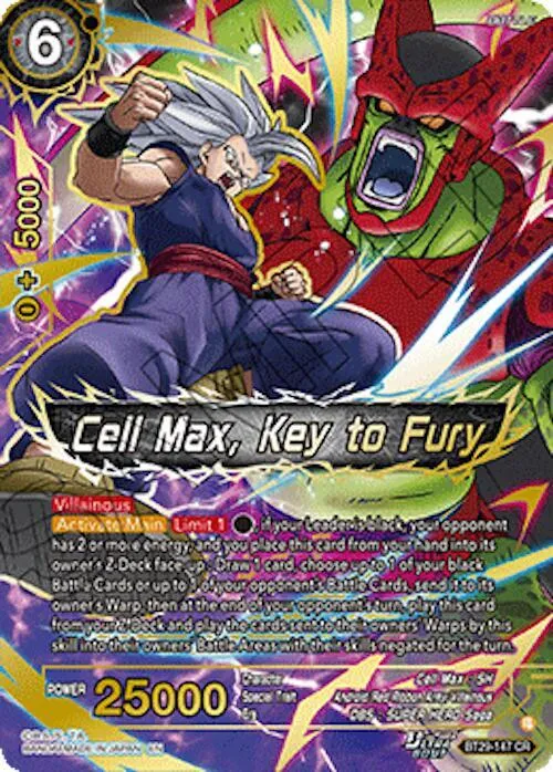 Cell Max, Key to Fury — Fearsome Rivals — Dragon Ball Super: Masters