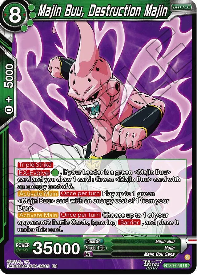 Majin Buu, Destruction Majin — Three Glorious Fighters — Dragon Ball Super: Masters