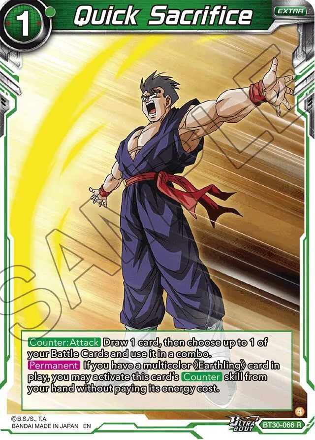 Quick Sacrifice — Three Glorious Fighters — Dragon Ball Super: Masters