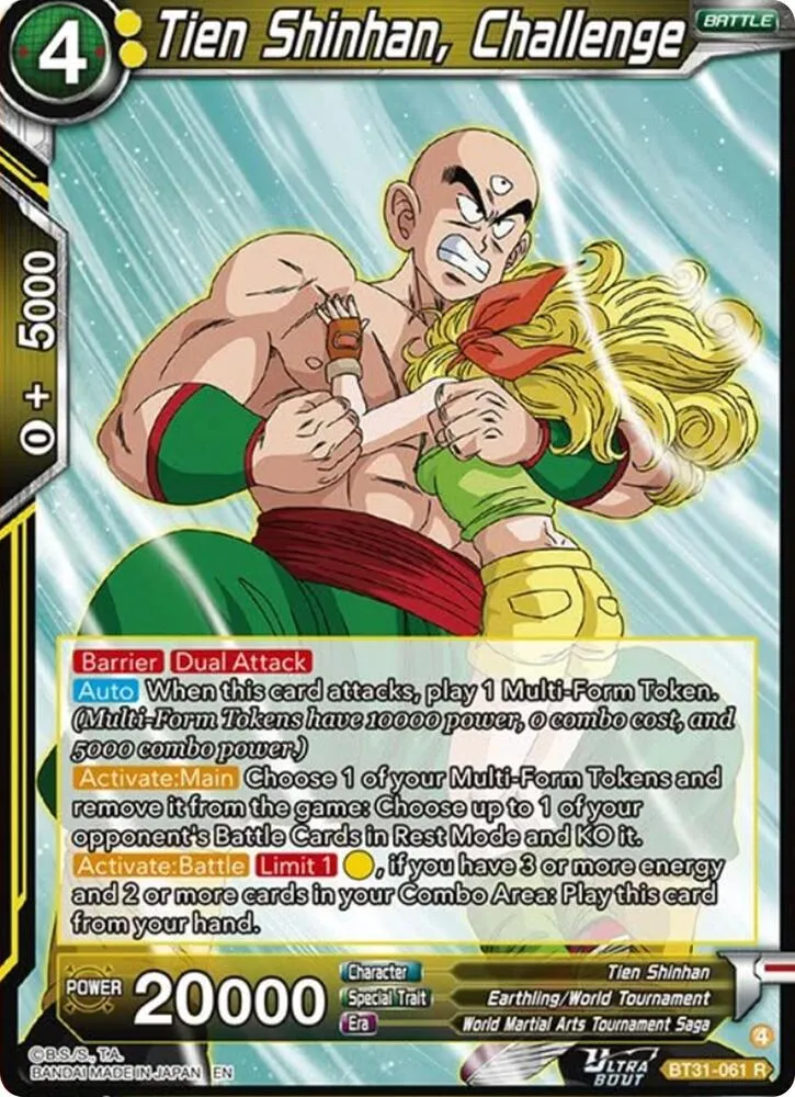 Tien Shinhan, Challenge — Impact Beyond Dimensions — Dragon Ball Super: Masters