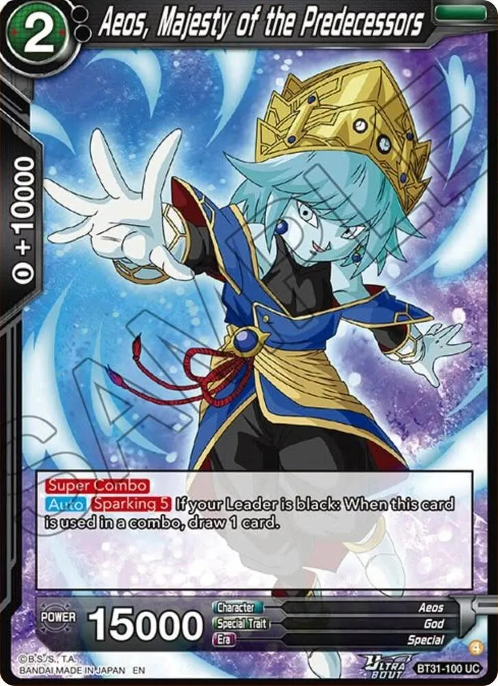 Aeos, Majesty of the Predecessors — Impact Beyond Dimensions — Dragon Ball Super: Masters