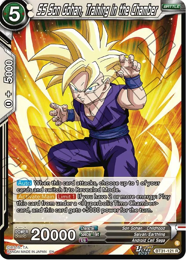 SS Son Gohan, Training in the Chamber — Impact Beyond Dimensions — Dragon Ball Super: Masters