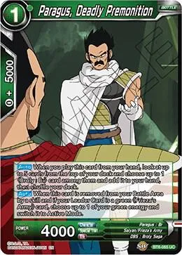 Paragus, Deadly Premonition — Destroyer Kings — Dragon Ball Super: Masters