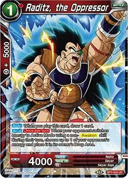 Raditz, the Oppressor — Assault of the Saiyans — Dragon Ball Super: Masters