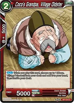 Coco's Grandpa, Village Oldster — Assault of the Saiyans — Dragon Ball Super: Masters