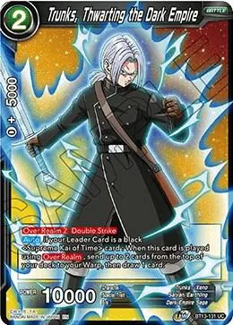 Trunks, Thwarting the Dark Empire — Supreme Rivalry — Dragon Ball Super: Masters