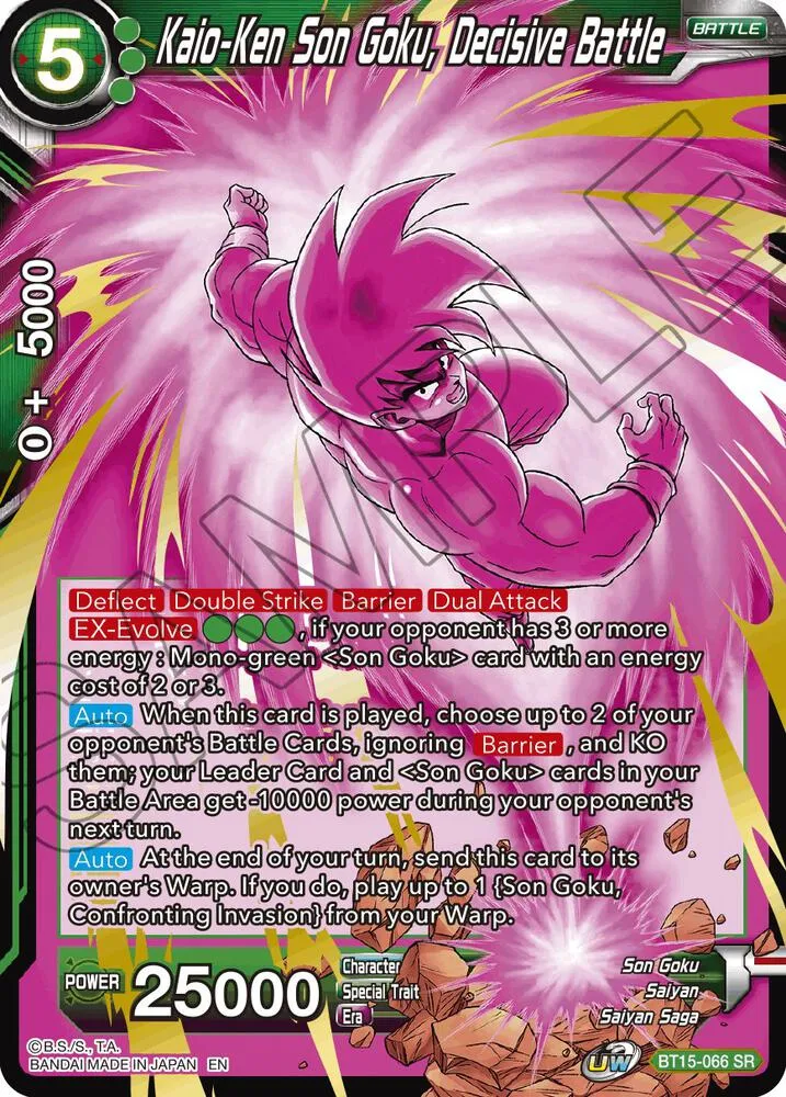 Kaio-Ken Son Goku, Decisive Battle — Saiyan Showdown — Dragon Ball Super: Masters