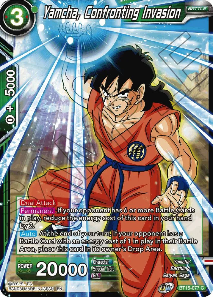 Yamcha, Confronting Invasion — Saiyan Showdown — Dragon Ball Super: Masters
