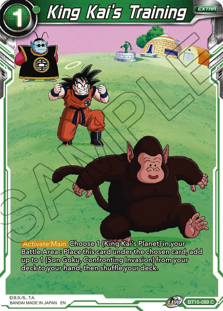 King Kai's Training — Saiyan Showdown — Dragon Ball Super: Masters