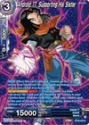 Product image for Android 17, Supporting His Sister (Silver Foil)