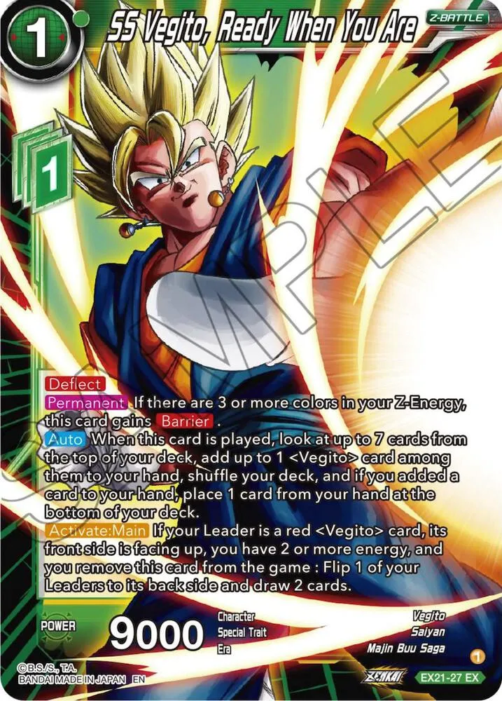 SS Vegito, Ready When You Are — 5th Anniversary Set — Dragon Ball Super: Masters