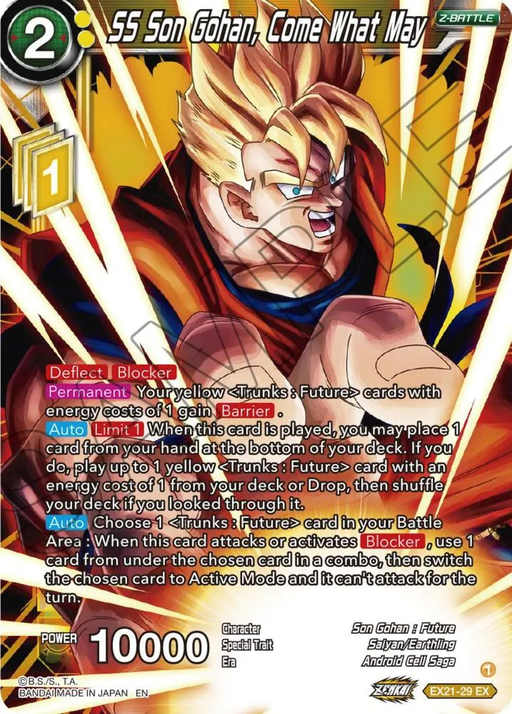 SS Son Gohan, Come What May — 5th Anniversary Set — Dragon Ball Super: Masters