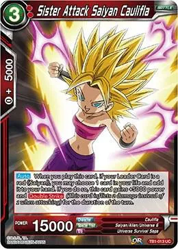 Sister Attack Saiyan Caulifla — Tournament of Power — Dragon Ball Super: Masters