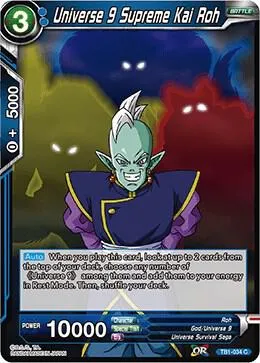 Universe 9 Supreme Kai Roh — Tournament of Power — Dragon Ball Super: Masters