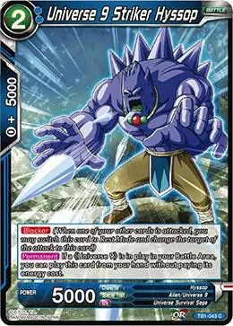 Universe 9 Striker Hyssop — Tournament of Power — Dragon Ball Super: Masters