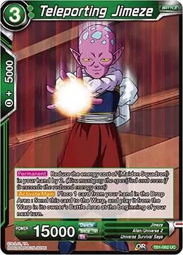 Teleporting Jimeze — Tournament of Power — Dragon Ball Super: Masters