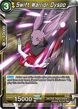 Swift Warrior Dyspo — Tournament of Power — Dragon Ball Super: Masters