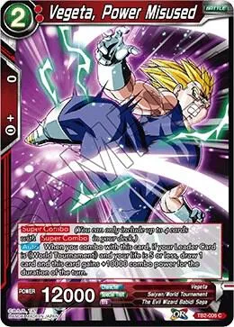 Vegeta, Power Misused — World Martial Arts Tournament — Dragon Ball Super: Masters
