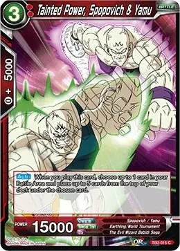 Tainted Power, Spopovich & Yamu — World Martial Arts Tournament — Dragon Ball Super: Masters