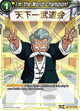 I'm the World Champion! — World Martial Arts Tournament — Dragon Ball Super: Masters