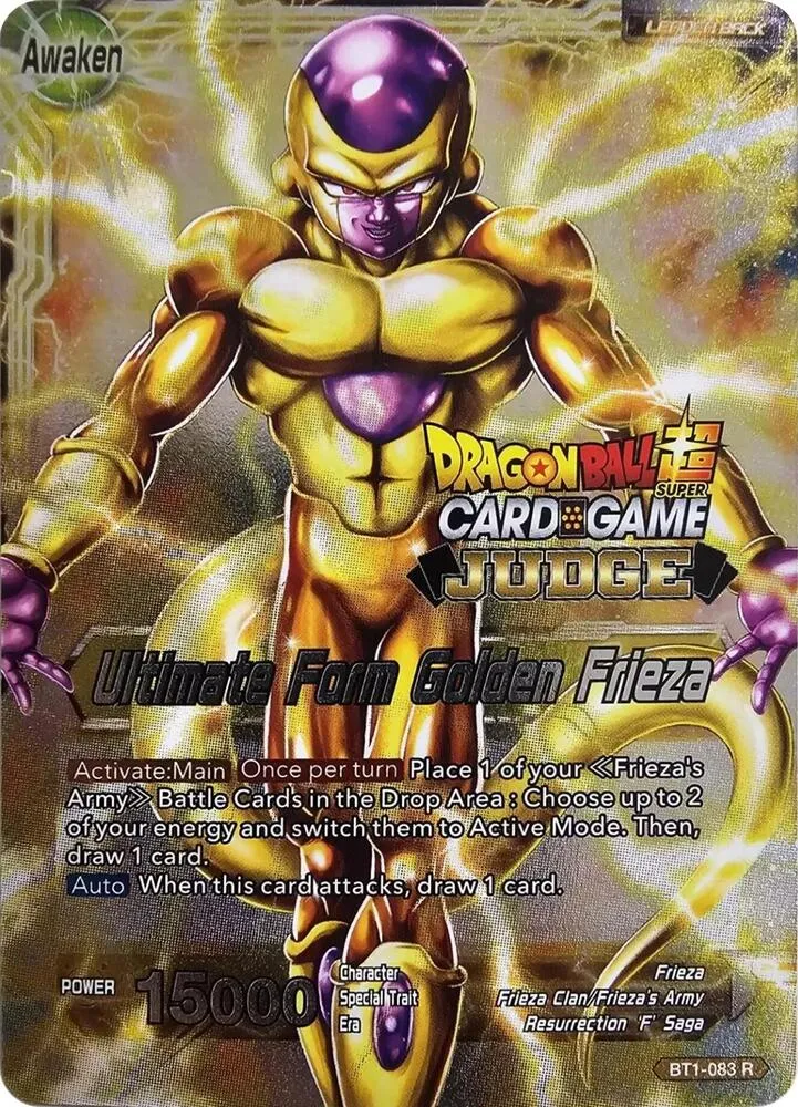 Frieza // Ultimate Form Golden Frieza (Judge Pack Vol.11) — Tournament Promotion Cards — Dragon Ball Super: Masters