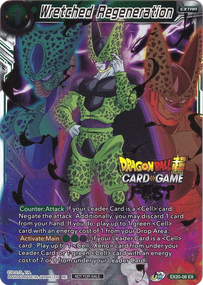 Wretched Regeneration (Card Game Fest 2022) — Tournament Promotion Cards — Dragon Ball Super: Masters