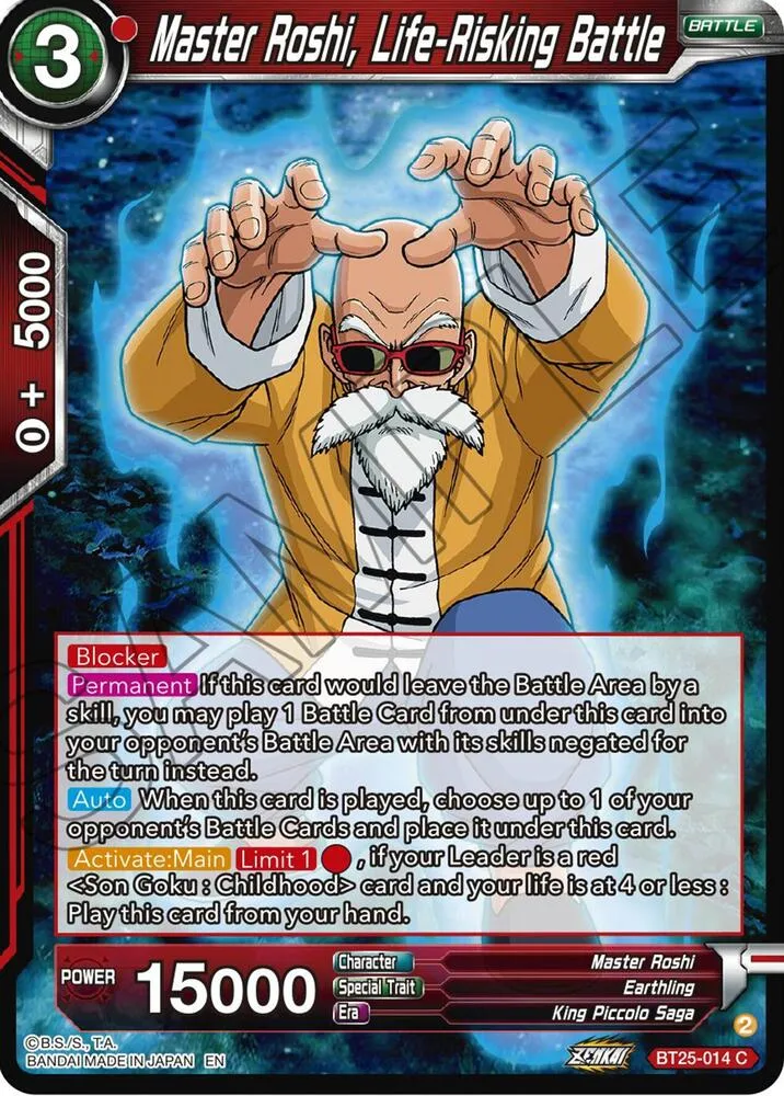 Master Roshi, Life-Risking Battle — Legend of the Dragon Balls — Dragon Ball Super: Masters