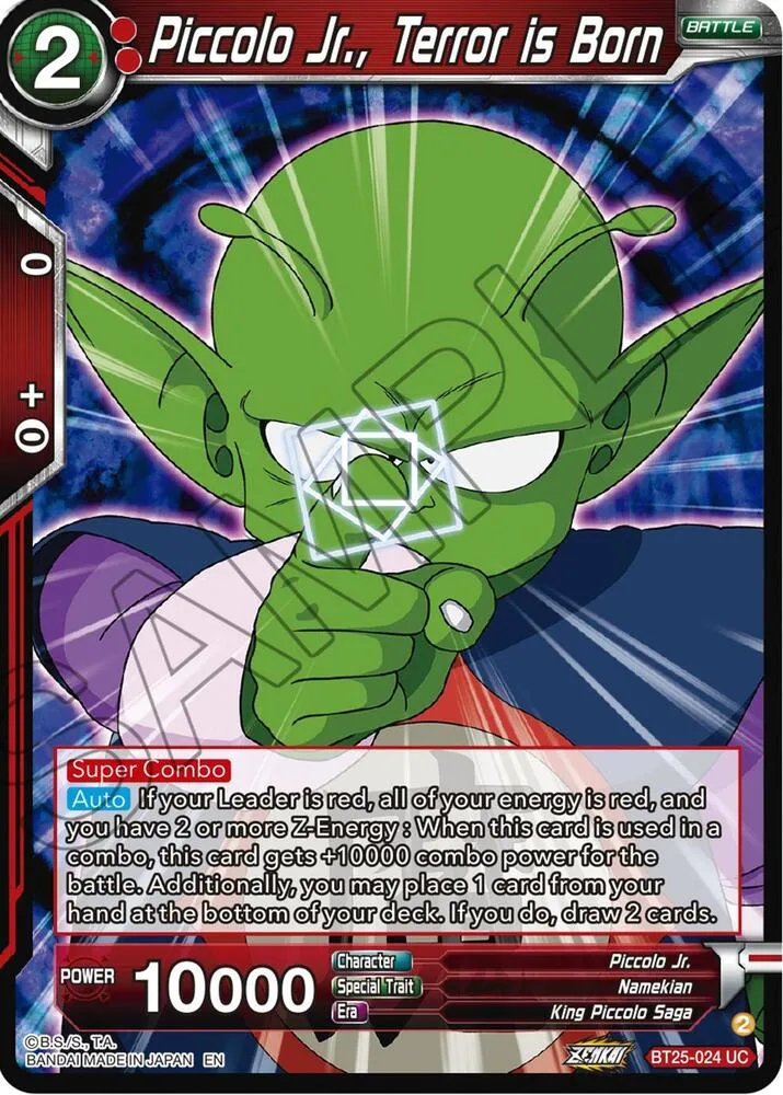 Piccolo Jr., Terror is Born — Legend of the Dragon Balls — Dragon Ball Super: Masters
