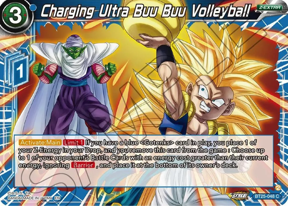 Charging Ultra Buu Buu Volleyball — Legend of the Dragon Balls — Dragon Ball Super: Masters