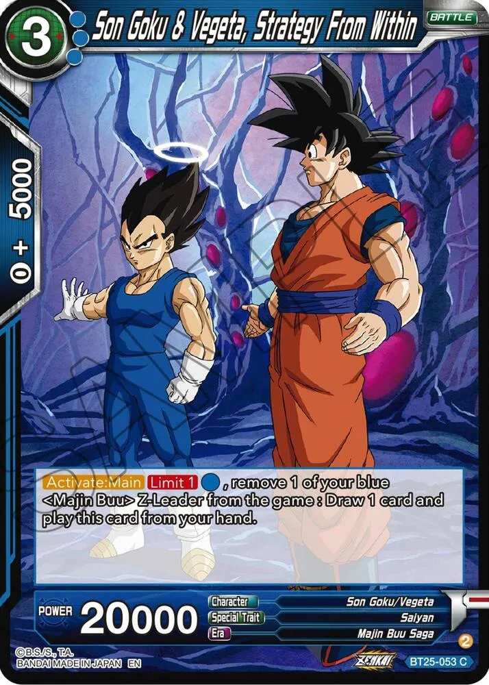 Son Goku & Vegeta, Strategy From Within — Legend of the Dragon Balls — Dragon Ball Super: Masters