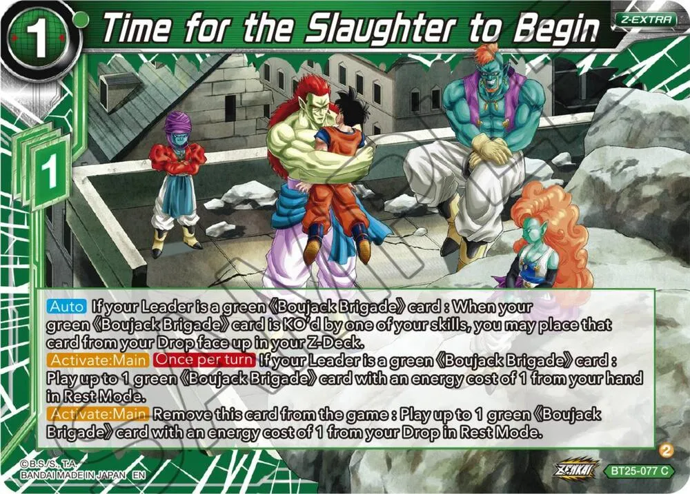 Time for the Slaughter to Begin — Legend of the Dragon Balls — Dragon Ball Super: Masters