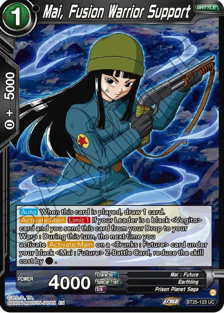 Mai, Fusion Warrior Support — Legend of the Dragon Balls — Dragon Ball Super: Masters