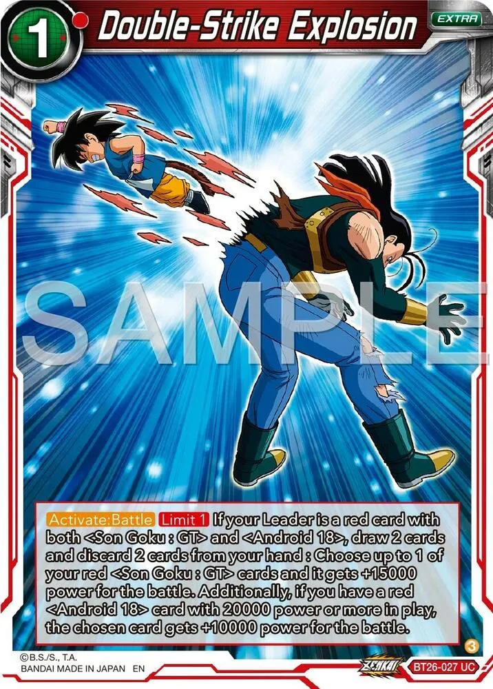 Double-Strike Explosion — Ultimate Advent — Dragon Ball Super: Masters