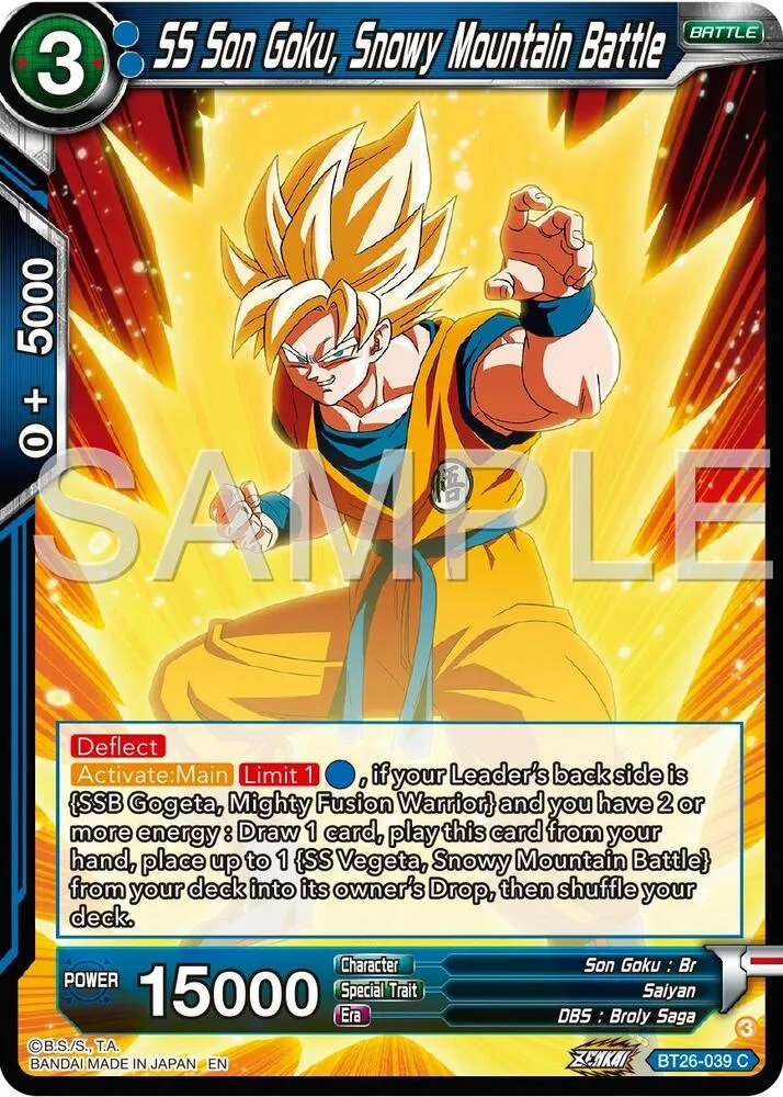SS Son Goku, Snowy Mountain Battle — Ultimate Advent — Dragon Ball Super: Masters