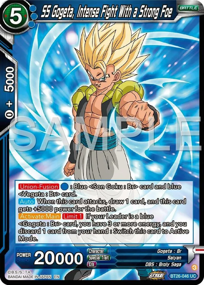 SS Gogeta, Intense Fight With a Strong Foe — Ultimate Advent — Dragon Ball Super: Masters