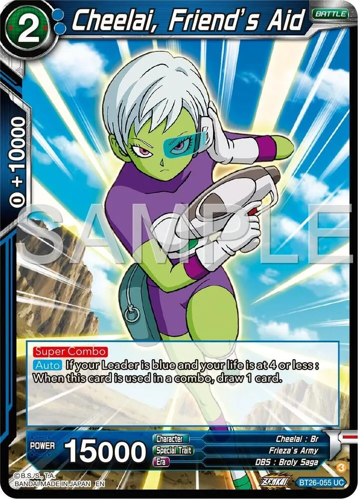 Cheelai, Friend's Aid — Ultimate Advent — Dragon Ball Super: Masters