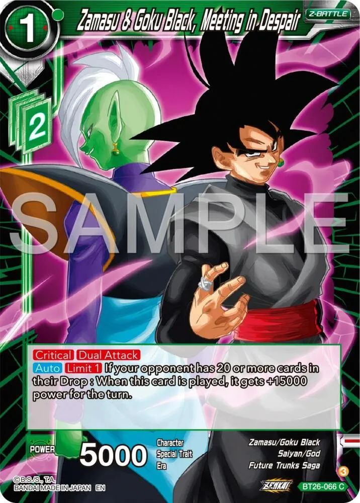 Zamasu & Goku Black, Meeting in Despair — Ultimate Advent — Dragon Ball Super: Masters